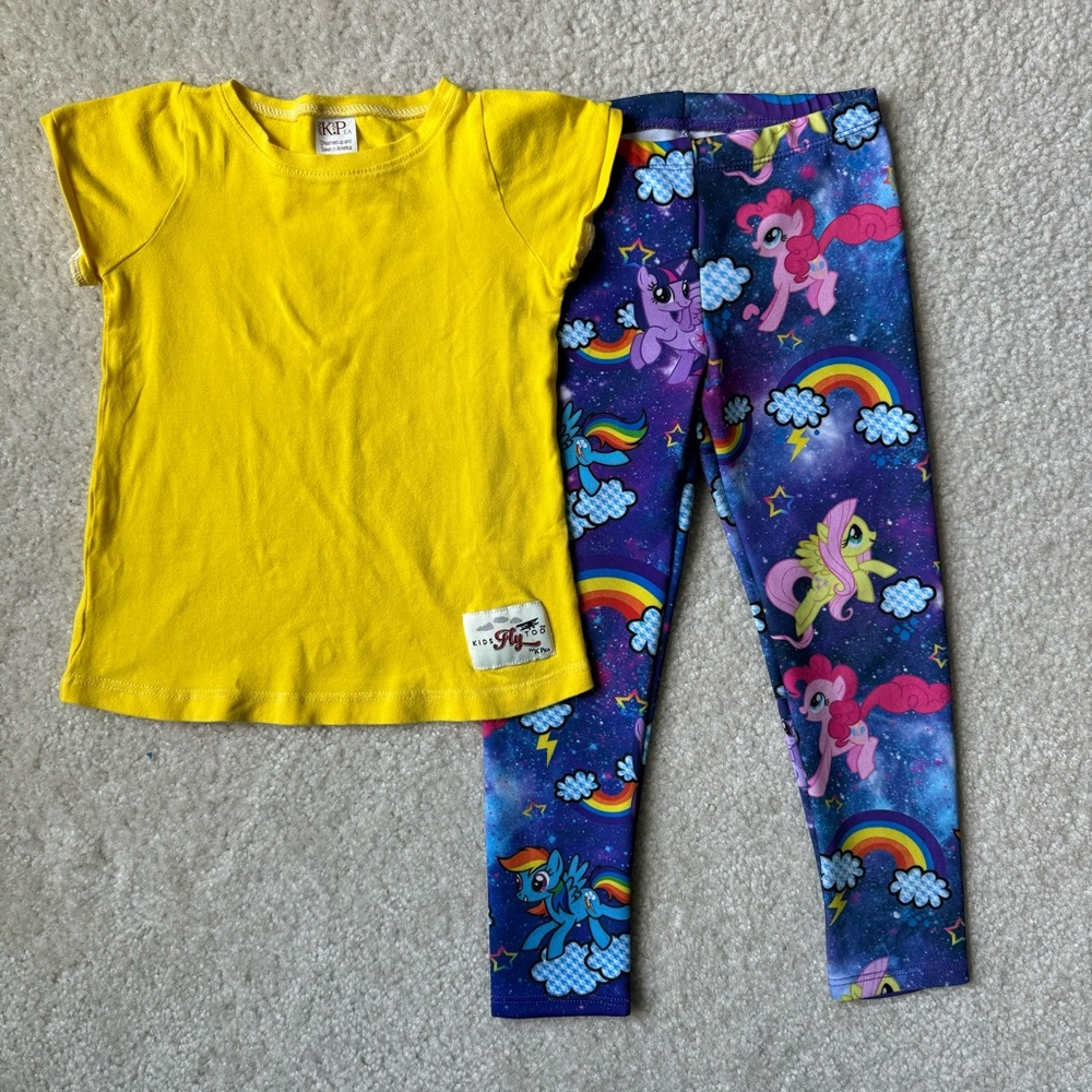 4t KFT Top with 4/5 My Little Pony Bottoms